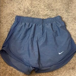 Blue nike shorts